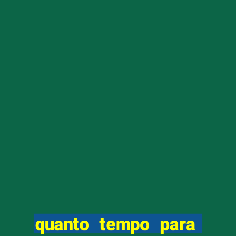 quanto tempo para secar a cola de cano